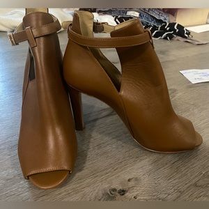Michael Kors Peep-Toe Booties